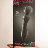 E-Stim Wand Vibratore Doppio con Elettrostimolazione