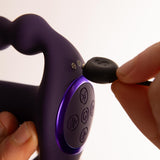 Kata Vibratore Doppia Penetrazione Telecomandato Viola