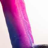 Ombré Hombre Dildo Vibrante con Ventosa Fucsia