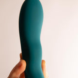 Vibratore Rotante in Silicone Verde