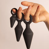 Anal Adventures Set Plug Anali con Anello in Silicone