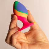 Cheeky Tie-Dye Plug Anale in Silicone