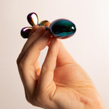 Clover Plug Anale in Metallo Multicolore
