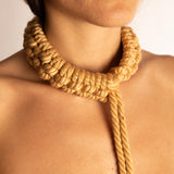Collare & Guinzaglio in Corda Shibari