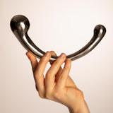 Curvey Doppio Dildo in Acciaio