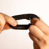 Gladiator Cock Ring in Silicone Nero