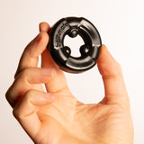 Gladiator Cock Ring in Silicone Nero