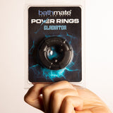 Gladiator Cock Ring in Silicone Nero