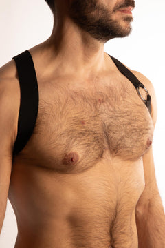 Harness Elastico con Anello Nero