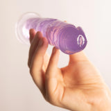Intergalactic Distortion Dildo Trasparente Viola