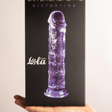 Intergalactic Distortion Dildo Trasparente Viola