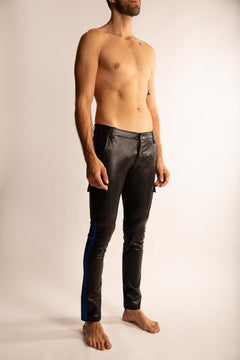 Locker Gear Pantaloni con Tasche in Eco Pelle
