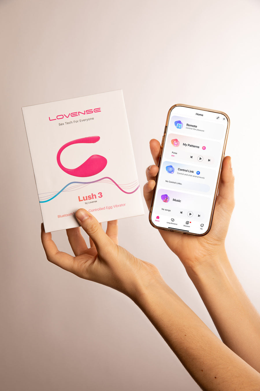 Lush 3 Vibratore Indossabile Smart Fucsia