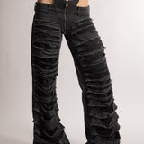 Namilia Denim Thong Pantaloni