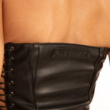 Namilia Moto Cone Top in Eco Pelle