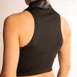 Namilia Piercing Top in Eco Pelle
