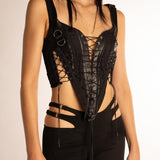Namilia Tactical Corsetto in Eco Pelle
