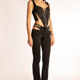 Namilia Tactical Corsetto in Eco Pelle