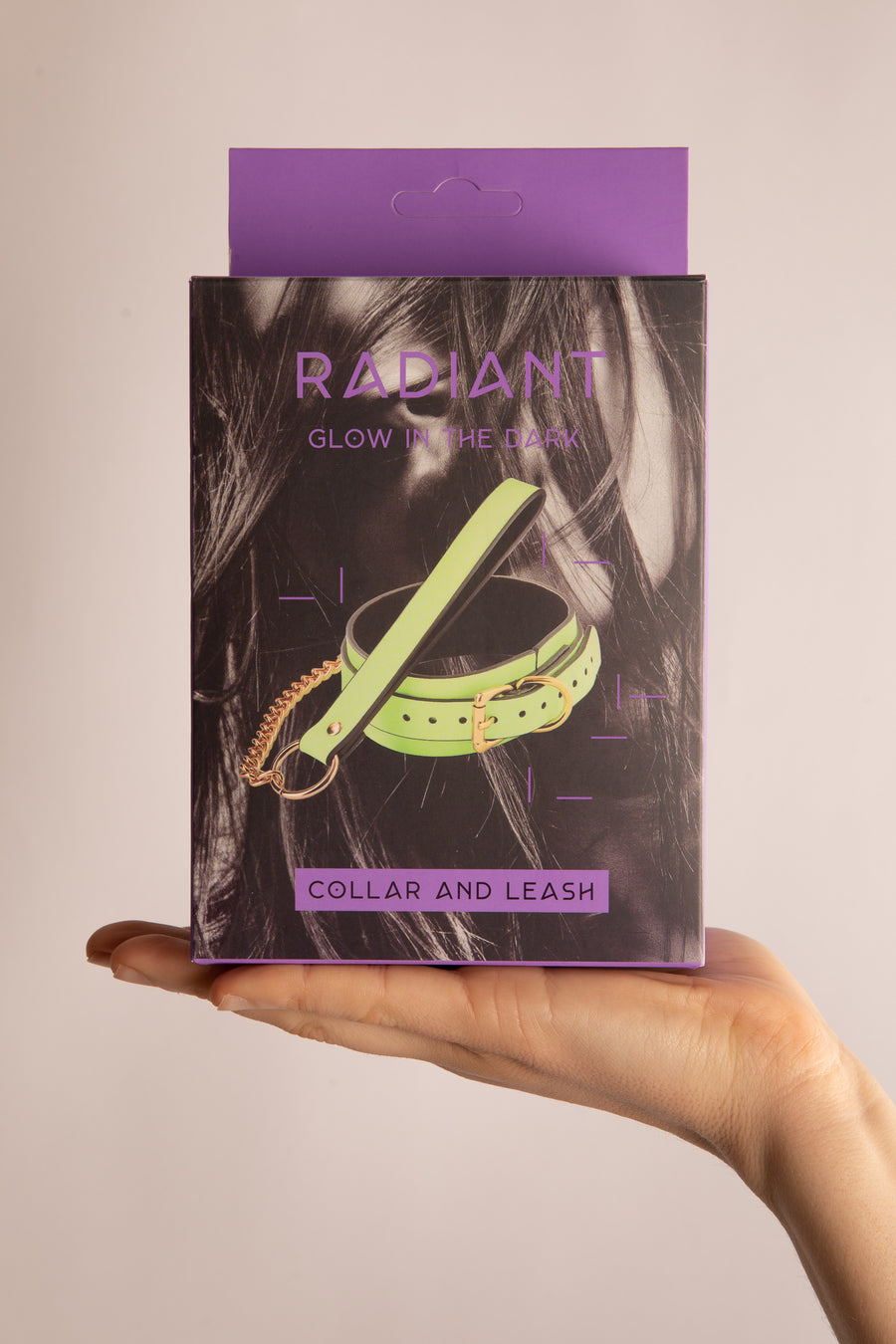 Radiant Set Collare con Guinzaglio Fluorescente Verde