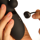 Rini Vibratore Rabbit Doppia Penetrazione