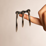 Saruman Set Cock Ring in Metallo