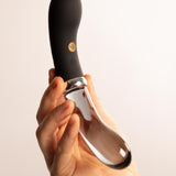 Secret Kisses Vibratore in Vetro e Silicone Nero