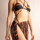 Set Bikini & Pareo Arancione