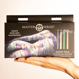 Set di Candele Fluorescenti UV per Wax Play