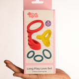 Set Cock Ring in Silicone 3pz