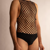 Set Body & Perizoma da Uomo a Rete