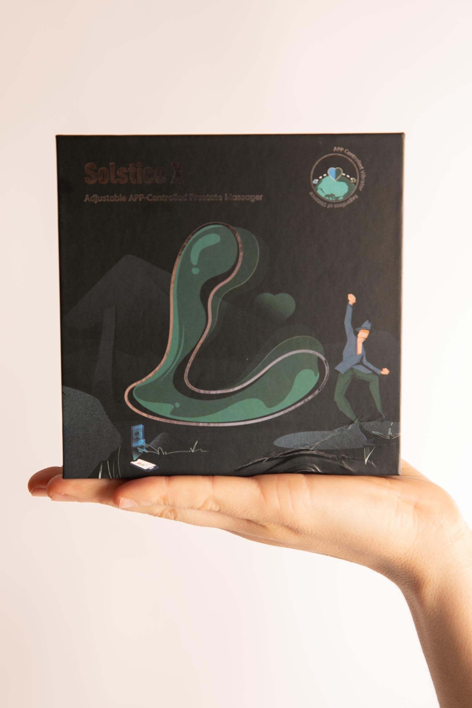 Solstice X Vibratore Flessibile Smart per Prostata & Perineo