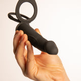 Strap-on Dildo Vibrante per Doppia Penetrazione Telecomandato