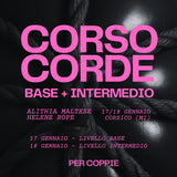 CORSO CORDE - BASE + INTERMEDIO - Per coppie