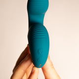 Thumbs Up Vibratore in Silicone Verde