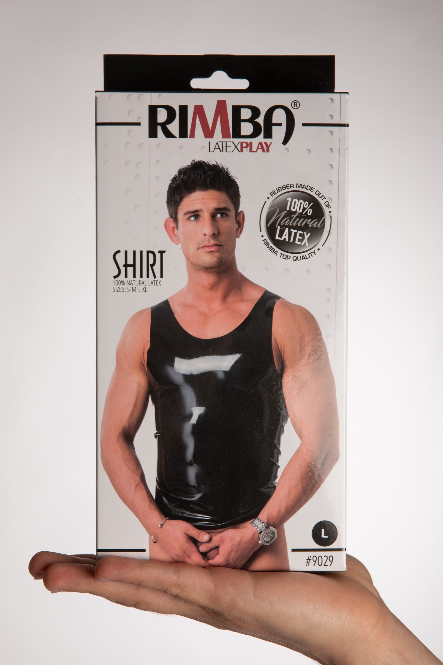 Top senza Maniche in Latex