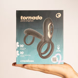 Tornado Cock Ring Vibrante con Telecomando