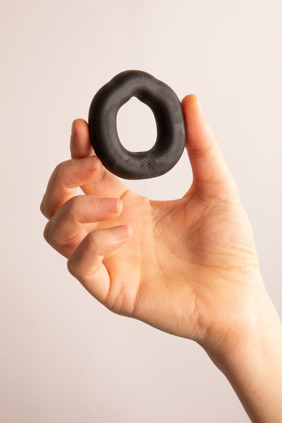 Cock Ring C-ring in Silicone Nero