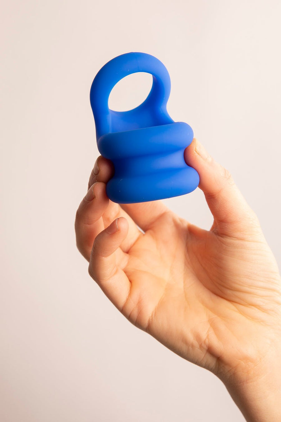 Cock & Ball Ring in Silicone Blu