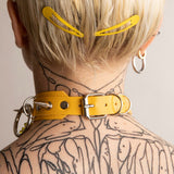 Gummy Princess Collare con Borchie e Anelli Giallo