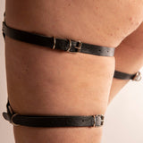 Reggicalze, Harness, Eco Pelle, sexy shop